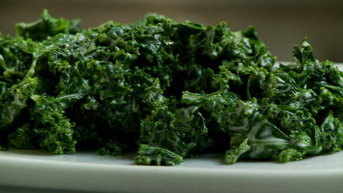 Chou vert frisé braisé