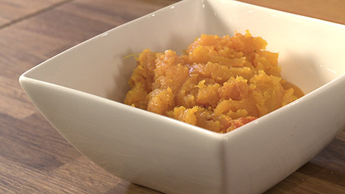Courge butternut au four