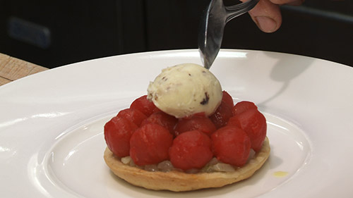 Tartelette de tomates cerises