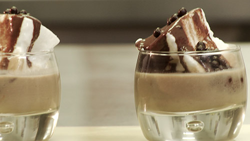 L’Île flottante au chocolat et gingembre