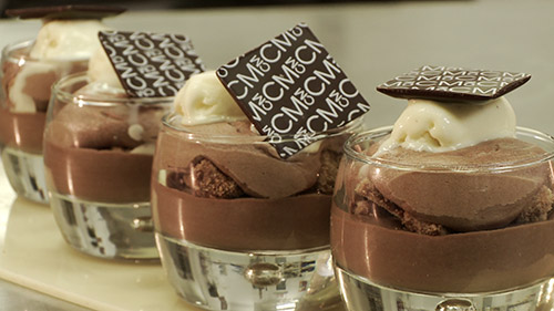 Petite verrine au chocolat