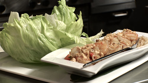 Roulé (wrap) de laitue