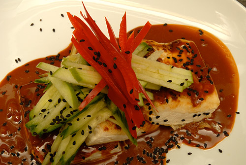Tofu poêlé sauce sésame