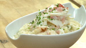 Crabe royal, beurre au citron et thym frais
