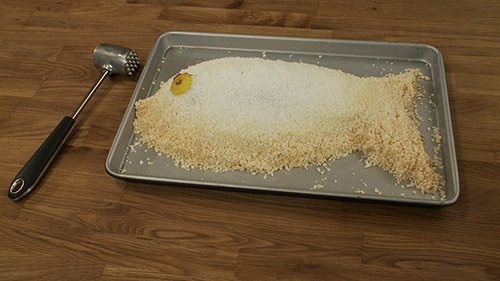 Poisson en croûte de sel