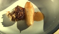 Foie gras poêlé aux poires